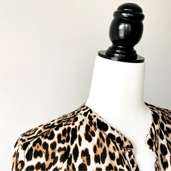 Leopard Print Button Down - Picture 5 of 11